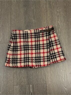 Burberry Kids Wool Wrap Skirt Sz 5